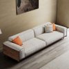 Ghế sofa vải đẹp, chất liệu vải bố nhập khẩu, chân gỗ sồi tự nhiên"