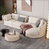 Sofa vải bố cao cấp nhập khẩu, chân gỗ sồi tự nhiên chắc chắn, đệm mút D40 êm ái. Tùy chỉnh kích thước, màu sắc theo yêu cầu